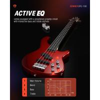 Donner DPJ-100 PJ-Style Bas Gitar (Kırmızı)