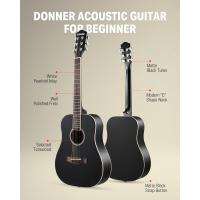 Donner EC983 Akustik Gitar Seti (Siyah)