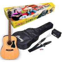 IBANEZ V50NJP-NT V Serisi JAM Paket Natural Akustik Gitar Seti Akort Cihazı & Gigbag ve Aksesuarlar Dahil