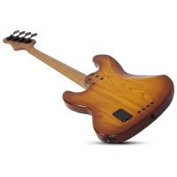 Schecter J-4 Exotic Telli Bas Gitar (Faded Vintage Sunburst)