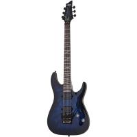 Schecter Omen Elite-6 FR Elektro Gitar (See-thru Blue)