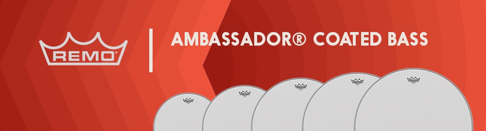REMO AMBASSADOR® COATED BASS