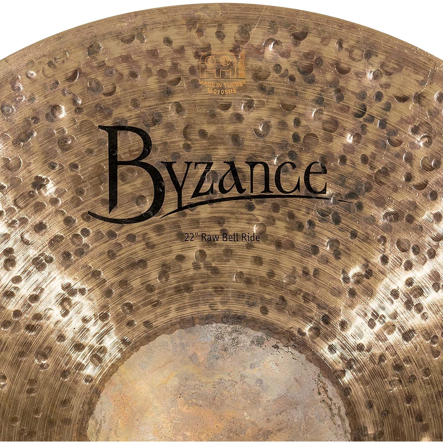 Meinl Byzance 22'' Raw Bell Ride Zil 3