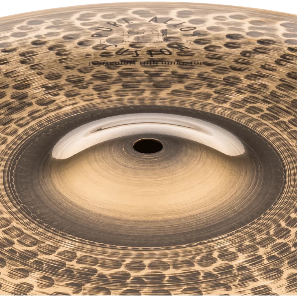 Meinl Pure Alloy Custom 15'' Medium Thin  Hi Hat Zil (Çift) 4
