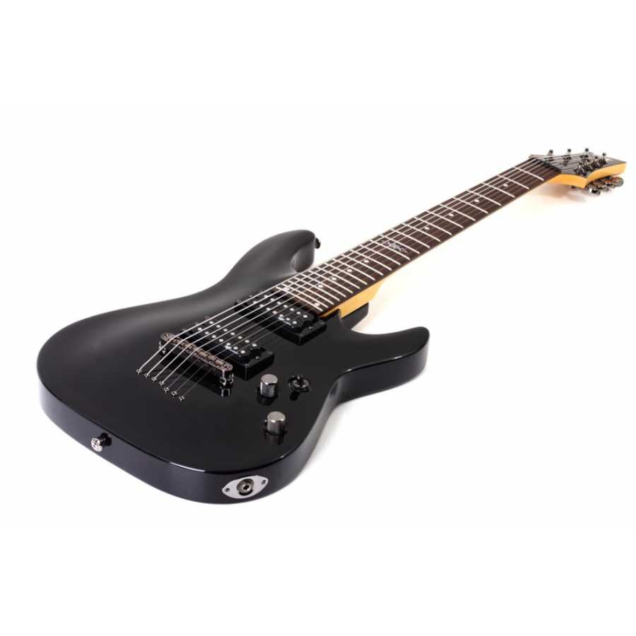 Schecter SGR C-7 Elektro Gitar (Gloss Black) 2