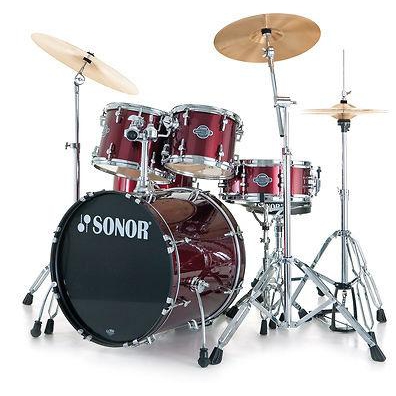 Sonor Smart Force SMF11 Stage 2 Wine Red Akustik Davul Seti