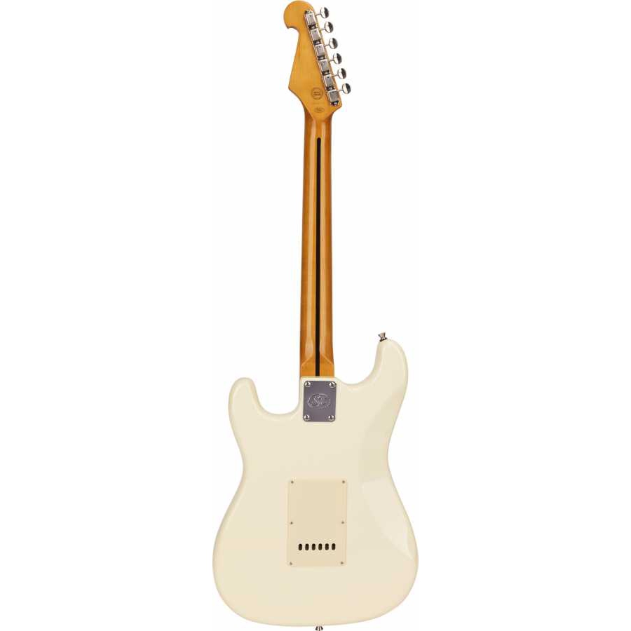 SX Stratocaster Elektro Gitar (Vintage White) 2