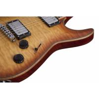 ​​​​​​Schecter C-1 Custom NVB Elektro Gitar (Natural Vintage Burst)