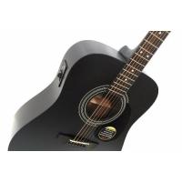 CORT AD810E-BKS ELEKTRO AKUSTİK GİTAR, SİYAH SATİN, LADİN