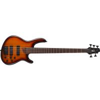 CORT B5TAB BAS GİTAR 5 TELLİ, TABACCO BURST, Bartolini MK1-5/