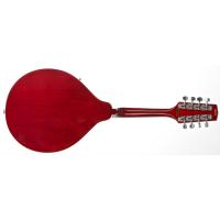 CORT CMA150ETR ELEKTRO MANDOLIN ÇANTALI, TRANS RED, LADİN KAPAK