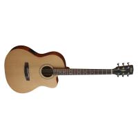 CORT JADE1E-OP ELEKTRO AKUSTİK GİTAR, OPEN PORE, LADİN KAPAK, 