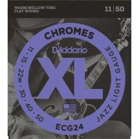 DADDARIO ECG24 ELEKTRO GİTAR TELİ, CHROMES, 11-50, JAZZ LIGHT GAU