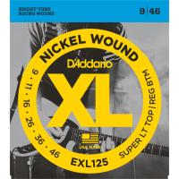 DADDARIO EXL125 ELEKTRO GİTAR TEL SETİ, XL, 9-46, SUPER LIGHT TOP/