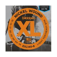DADDARIO EXL140-8 ELEKTRO TEL SET GTR XL LITE/HVY BOT 8 TELLİ 10-74