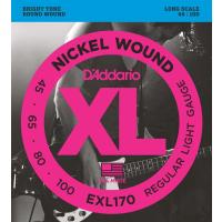 DADDARIO EXL170 BAS GİTAR TEL SETİ, XL, 45-100, LONG SCALE, NICKEL