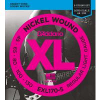 DADDARIO EXL170-5 BAS GİTAR TEL SETİ, XL SERİSİ, 5 TELLİ, 0.45-130, 