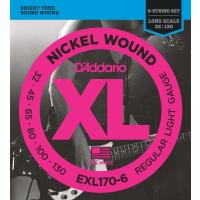 DADDARIO EXL170-6 BAS GİTAR TEL SETİ , 6 TELLİ, XL, 32-130, LONG SCA