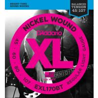DADDARIO EXL170BT BAS GİTAR TEL SETİ, XL, 45-107, NICKEL WOUND BASS,