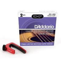 DADDARIO EXP26-2DCAPO (2 SET) AKUSTİK GİTAR TEL SETİ, 11-52, COATED PHOS