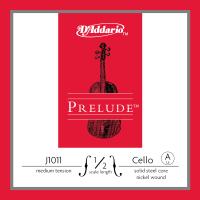 DADDARIO J1011 CELLO TEK TEL, PRELUDE, A-LA, 4/4 SCALE, MEDIUM TE