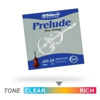 DADDARIO J610 KONTRABAS TEL SETİ, PRELUDE, SCALE 3/4, MEDIUM TEN