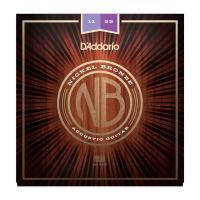 DADDARIO NB1152 AKUSTİK GİTAR TEL SETİ, NICKEL BRONZE, CUSTOM-LITE