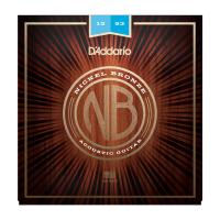 DADDARIO NB1253 AKUSTİK GİTAR TEL SETİ, NICKEL BRONZE,LIGHT, 12-53