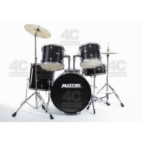 MAXTONE MXC-4001FBK DAVUL SET 5 PCS SİYAH + ZİL + TABURE 10" - 12" - 14