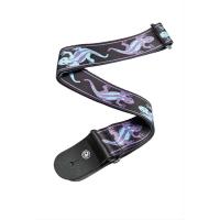 PLANETWAVES 50H07 GİTAR ASKISI  50MM LIZARDS PUR/GRN  CAN