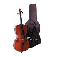 VALENCIA CE160F12 CELLO 1/2 SCALE +KILIF+YAY, KARARTILMIŞ AKÇAAĞAÇ B