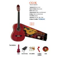 VALENCIA CG1KTWR KLASİK GİTAR SET (AYAK SEHPAS+IKILIF+DÜDÜK+TEL SAR
