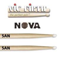 VICFIRTH N5AN BAGET(ÇİFT) NOVA 5A NYLON TIP, HICKORY, 16"x0.565"