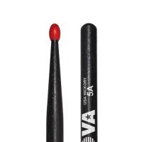 VICFIRTH N5ANB BAGET(ÇİFT) NOVA 5A NYLON TIP RED COLOURED, BLACK 