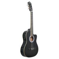 Gitar Elektro Klasik Rodriguez Kesik Kasa EQ Siyah RCCE650BK