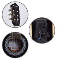 Gitar Elektro Klasik Rodriguez Kesik Kasa EQ Siyah RCCE650BK