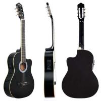 Gitar Elektro Klasik Rodriguez Kesik Kasa EQ Siyah RCCE650BK