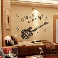 Hediyelik Duvar Sticker Music Is My Life WS-MML