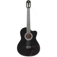 Angel ACG100C-BK 4/4 Cutaway Siyah Klasik Gitar