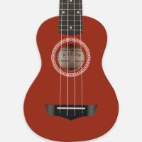 Arrow PB10 NT Soprano Natural Dark Top Ukulele