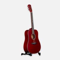 Arrow Silver D WR Wine Red   acoustic guitar