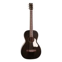 Art & Lutherie Roadhouse A/E Parlor-Style Elektro Akustik Gitar (Faded Black)