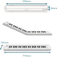 Blackstar Carry-on Folding Piano 49 Touch Tuşlu Taşınabilir & Katlanabilir Klavye (Beyaz)