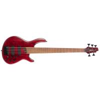 CORT B5 ELEMENT OPBR BAS GİTAR, 5 TELLİ OPEN PORE BURGUNDY RED