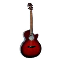 CORT SFX-ETWB ELEKTRO AKUSTİK GİTAR, TRANS WINE BURST (ŞARAP KIR