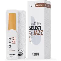 D'Addario Woodwinds Organic Select Jazz Unfiled Tenor Saksafon Kamışı No:2 Soft