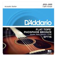 DADDARIO EFT16 AKUSTİK GİTAR TEL SETİ, FLAT TOPS, PHOSPHOR BRONZE