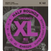 DADDARIO EHR320 ELEKTRO GİTAR TEL SETİ, XL, HALF ROUNDS, SUPER LIG