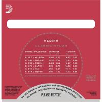 DADDARIO EJ27H KLASİK GİTAR TEL SETİ (4/4), SILVERPLATED WOUND, C