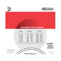 DADDARIO EJ84M SET GYPSY JAZZ SLVR LOOP MEDIUM
